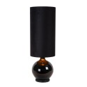 Lucide 10719/81/30 ESTERAD - Lampa podłogowa - 34 cm - 1xE27 - Czarna