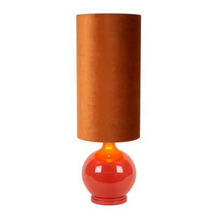 Lucide 10719/81/53 ESTERAD - Lampa podłogowa - 34 cm - 1xE27 - Pomarańczowa