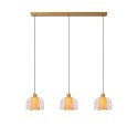 Lucide 30460/03/60 GUNHILD - Lampa wisząca - 3xE27 - Przezroczysta