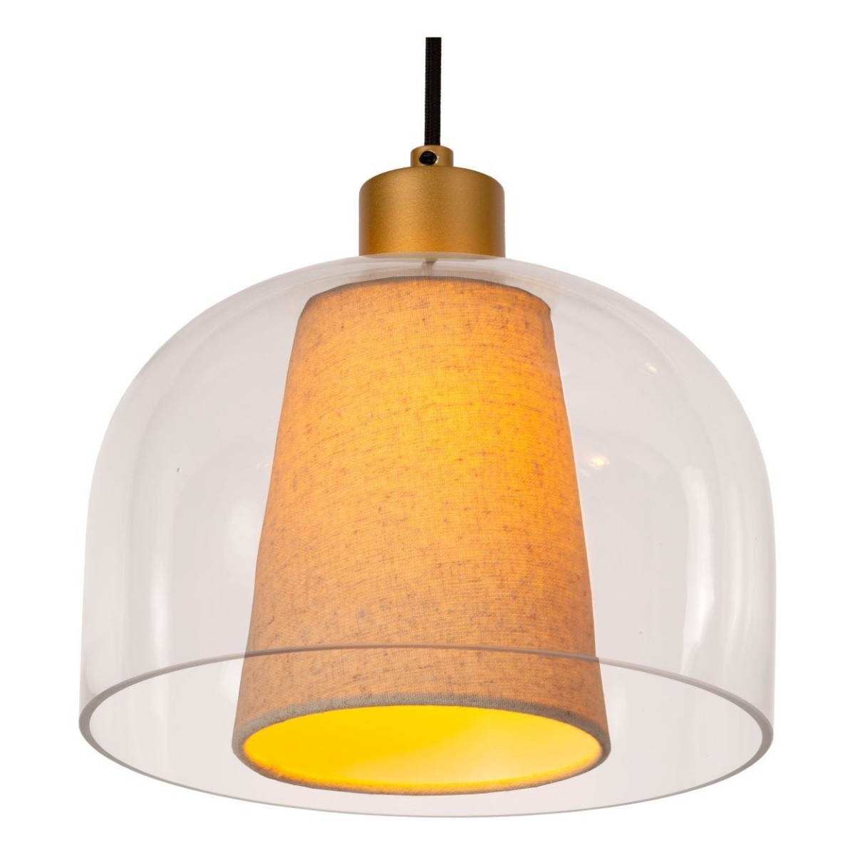 Lucide 30460/03/60 GUNHILD - Lampa wisząca - 3xE27 - Przezroczysta