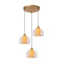 Lucide 30460/13/60 GUNHILD - Lampa wisząca - 3xE27 - Przezroczysta