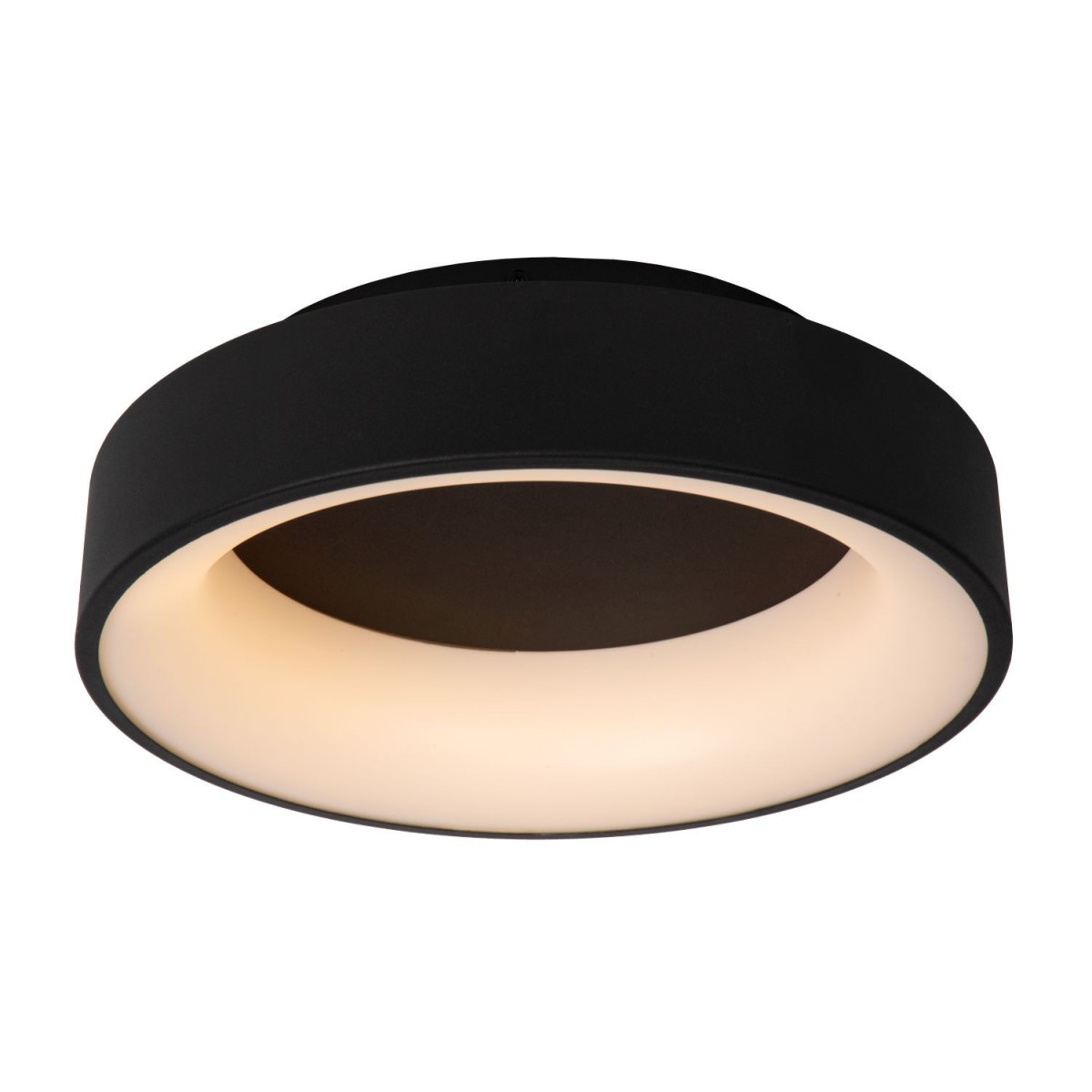 Lucide 36114/18/30 MIRAGE - Lampa sufitowa wpuszczana - 38 cm - Ściemniacz LED - 1x22W 2700K - Czarny