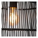Lucide 03844/01/30 NERIDA - Lampa wisząca do wewnątrz i na zewnątrz - 35 cm - 1xE27 - IP44 - Czarna