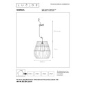Lucide 03844/01/30 NERIDA - Lampa wisząca do wewnątrz i na zewnątrz - 35 cm - 1xE27 - IP44 - Czarna