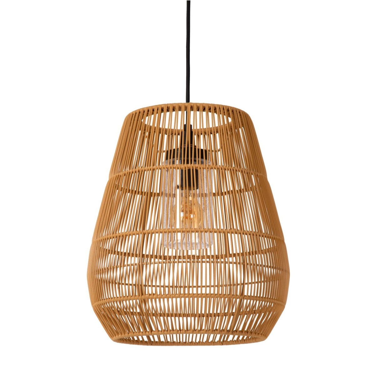 Lucide 03844/01/72 NERIDA - Lampa wisząca do wewnątrz i na zewnątrz - 35 cm - 1xE27 - IP44 - Naturalna