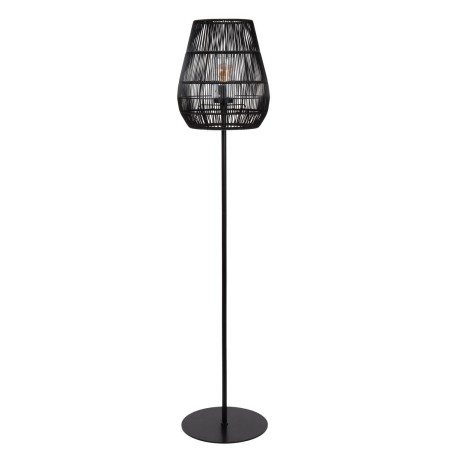 Lucide 03845/81/30 NERIDA - Lampa podłogowa do wewnątrz i na zewnątrz - 35 cm - 1xE27 - IP44 - Czarna