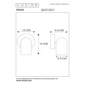 Lucide 13958/01/31 PUNCH - Reflektor sufitowy - 1xGU10 - Biały