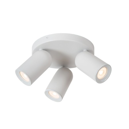 Lucide 13958/13/31 PUNCH - Reflektor sufitowy - 21 cm - 3xGU10 - Biały