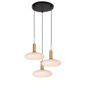 Lucide 25413/13/02 SINGALA - Lampa wisząca - 55 cm - 3xE27 - Matowe złoto - Mosiądz