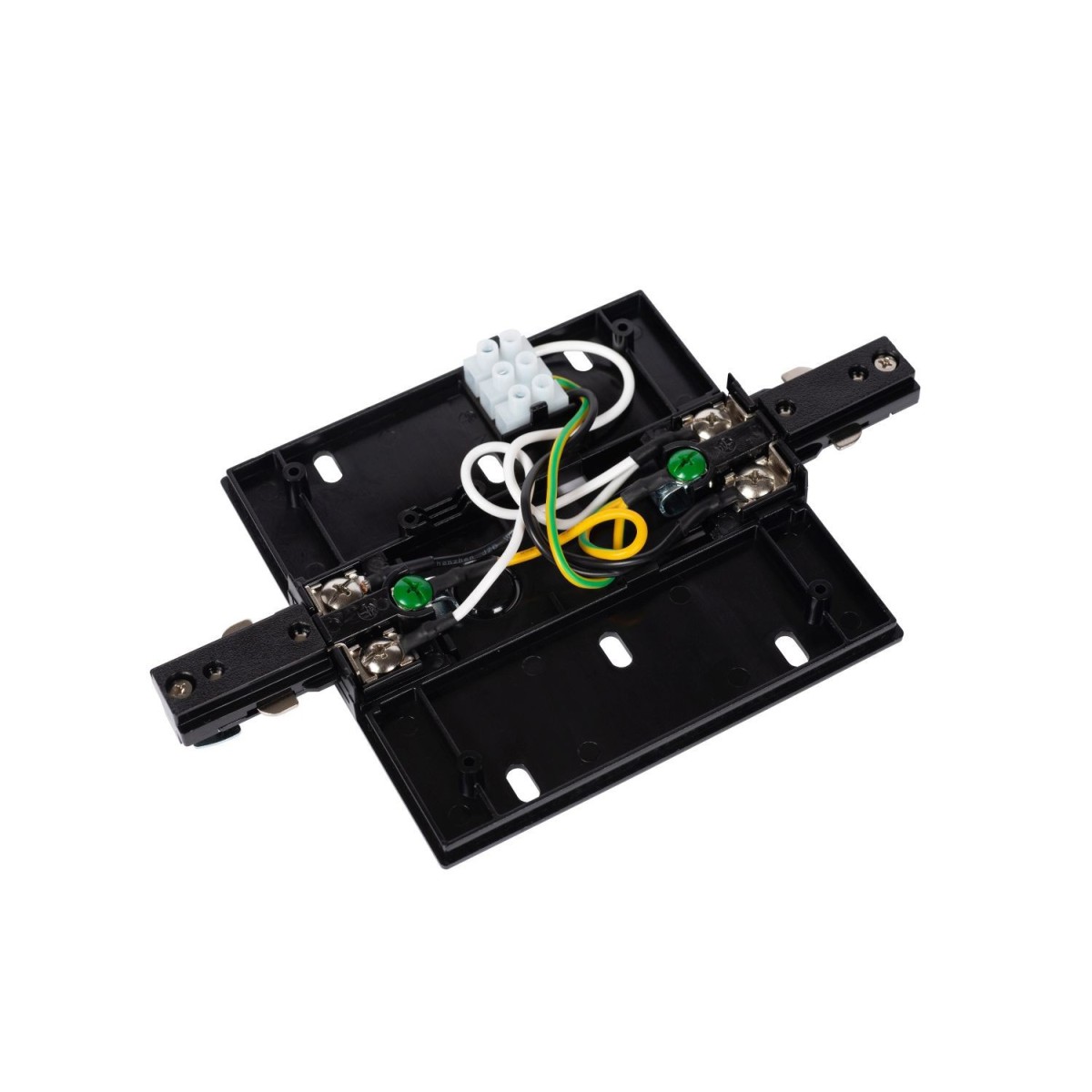 Lucide 09950/02/30 Zasilacz TRACK - 1-obwodowy System oświetlenia szynowego - Pojedynczy-Podwójny - Czarny (przedłużenie)