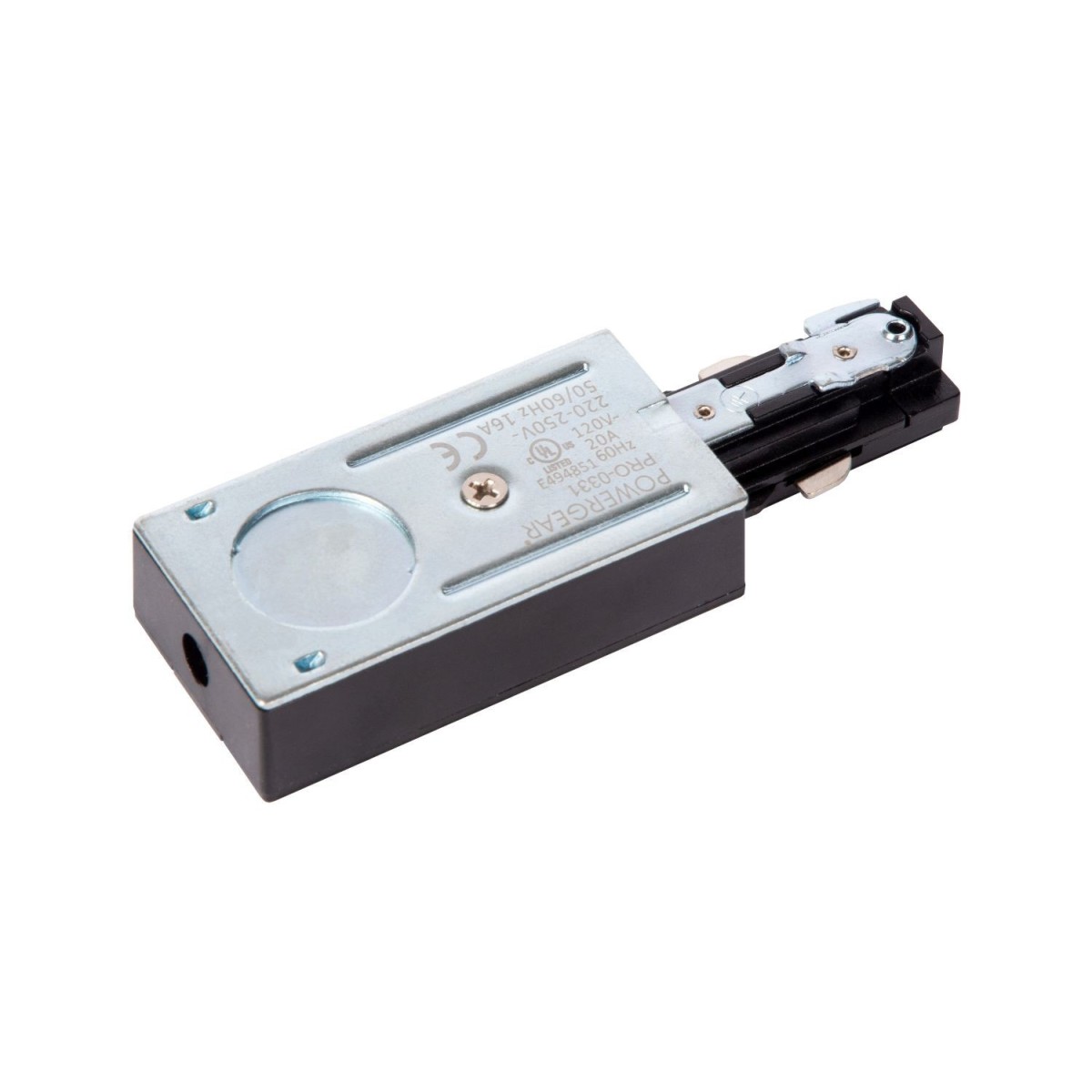 Lucide 09950/03/30 Zasilacz TRACK - 1-obwodowy System oświetlenia szynowego - Pojedynczy - Czarny (rozszerzenie)