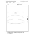 Lucide 79185/20/31 UNAR - Lampa sufitowa wpuszczana - 20 cm - LED 3 StepDim - 1x12W 2700K - Biała