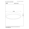 Lucide 79185/40/31 UNAR - Lampa sufitowa wpuszczana - 39.5 cm - LED 3 StepDim - 1x24W 2700K - Biała