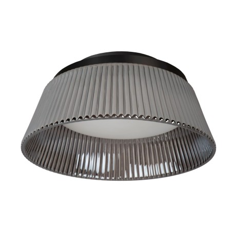 Lucide 25115/35/65 VIXI - Lampa sufitowa wpuszczana - 35 cm - Ściemniacz LED - 1x17.6 W 2900 K - Szary dymny
