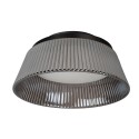 Lucide 25115/35/65 VIXI - Lampa sufitowa wpuszczana - 35 cm - Ściemniacz LED - 1x17.6 W 2900 K - Szary dymny