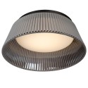 Lucide 25115/35/65 VIXI - Lampa sufitowa wpuszczana - 35 cm - Ściemniacz LED - 1x17.6 W 2900 K - Szary dymny