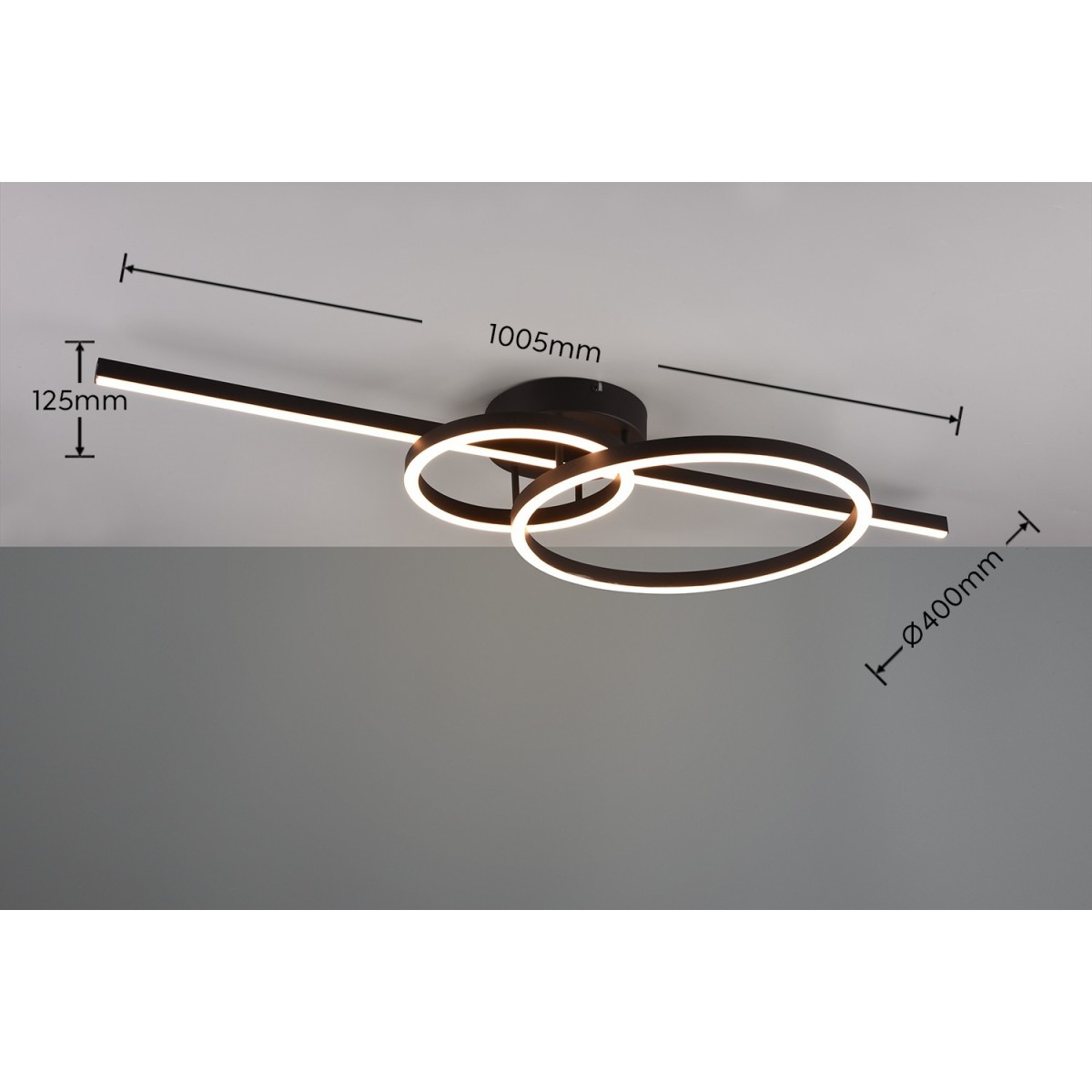 Nowoczesne oświetlenie sufitowe Trio MONTILLA 643010332