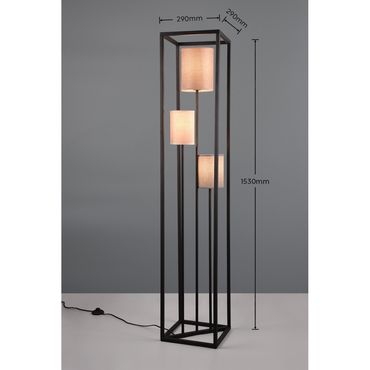 Lampa podłogowa Trio ROSS 403100317