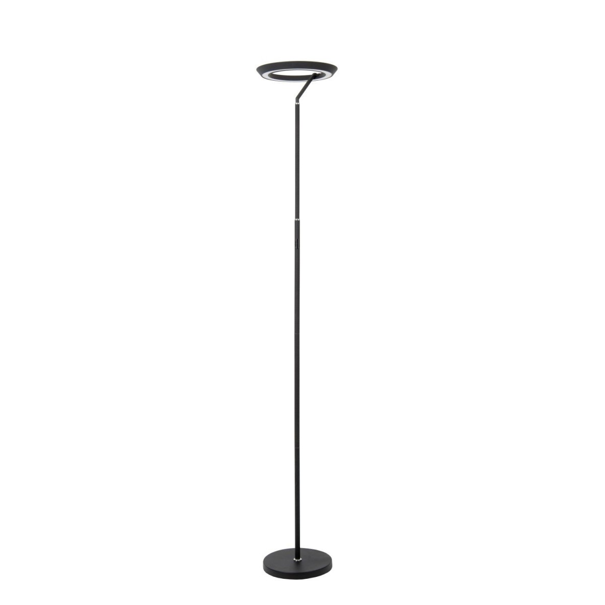 Lucide 03745/24/30 CELESTE - Lampa podłogowa - 28 cm - Ściemniacz LED - 1x21W 2700K - Czarny