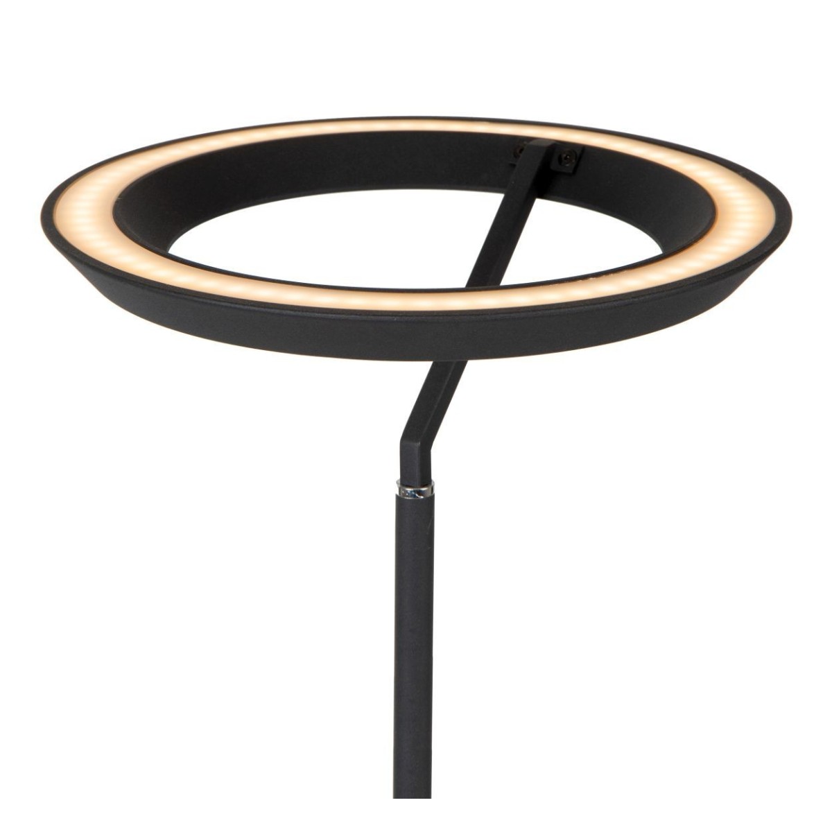 Lucide 03745/24/30 CELESTE - Lampa podłogowa - 28 cm - Ściemniacz LED - 1x21W 2700K - Czarny