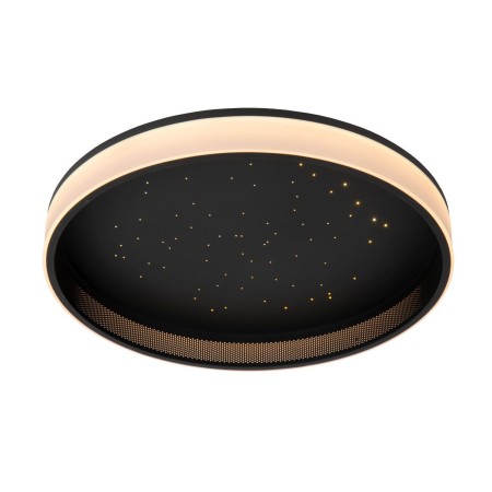 Lucide 71102/40/30 ESTREJA - Flush ceiling light - 40 cm- LED 3 StepDim - CCT - 2500K-3000K - Black