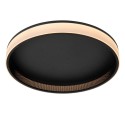 Lucide 71102/40/30 ESTREJA - Flush ceiling light - 40 cm- LED 3 StepDim - CCT - 2500K-3000K - Black