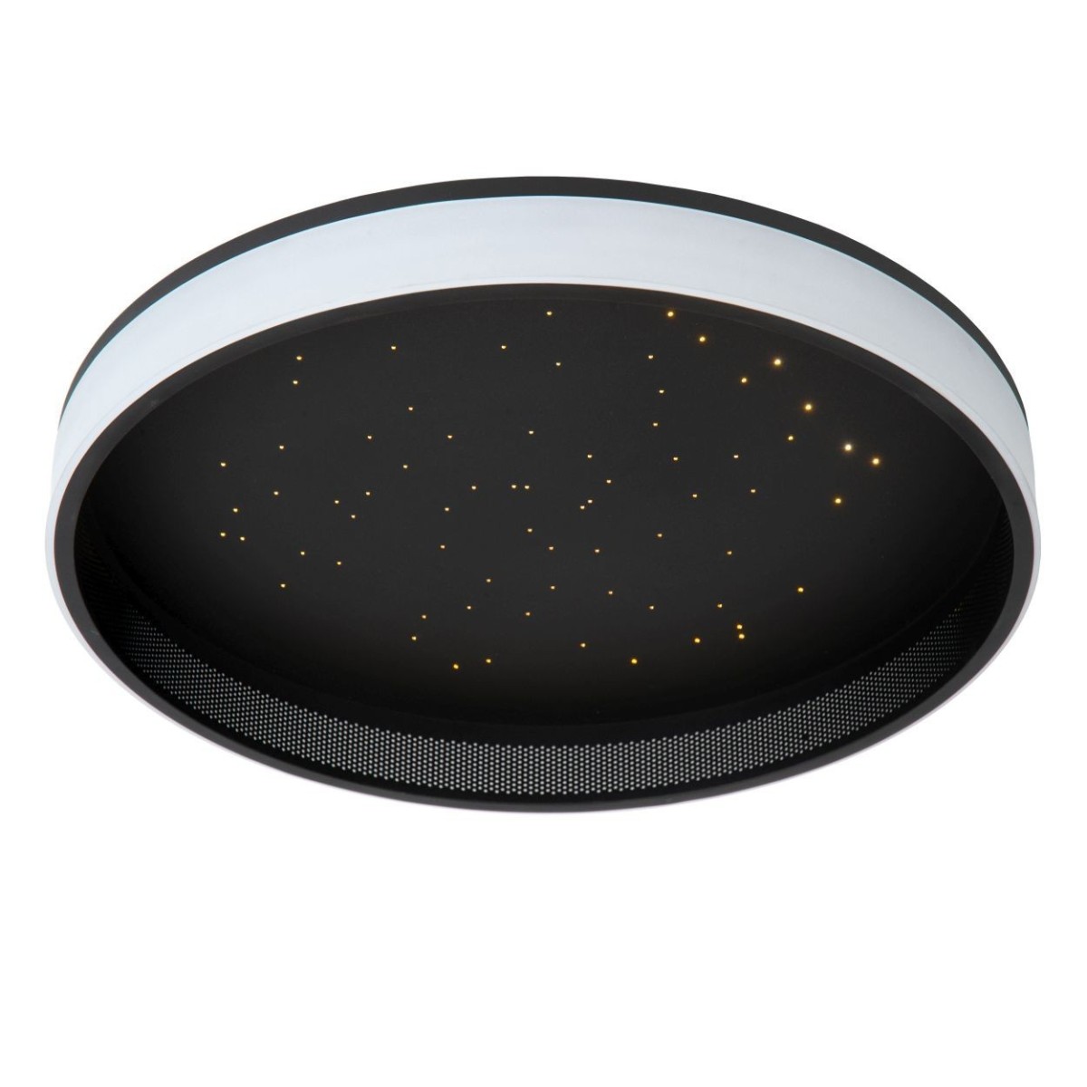 Lucide 71102/40/30 ESTREJA - Flush ceiling light - 40 cm- LED 3 StepDim - CCT - 2500K-3000K - Black
