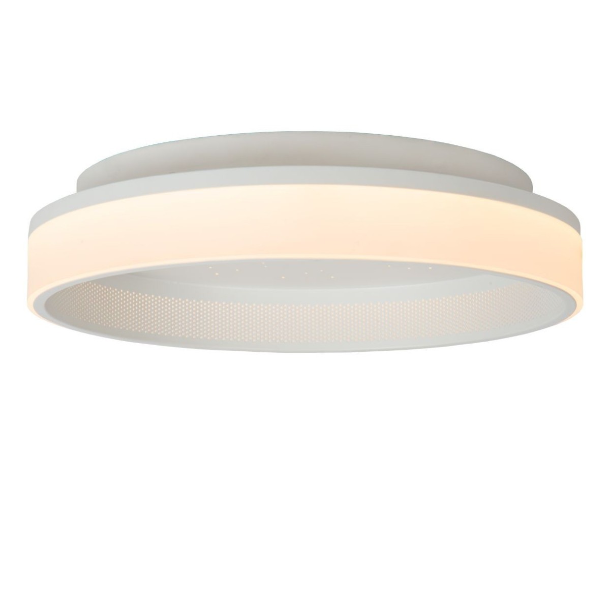 Lucide 71102/40/31 ESTREJA - Flush ceiling light - 40 cm- LED 3 StepDim - CCT - 2500K-3000K - White