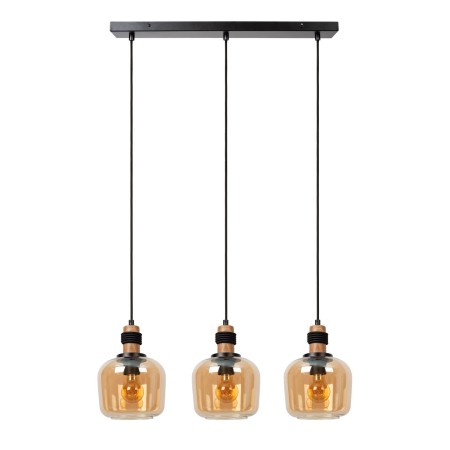 Lucide 45408/03/62 ILONA - Lampa wisząca - 3xE27 - Bursztynowa