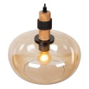 Lucide 45408/30/62 ILONA - Lampa wisząca - 30 cm - 1xE27 - Bursztynowa