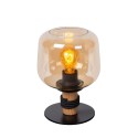 Lucide 45508/01/62 ILONA - Lampa stołowa - 18 cm - 1xE27 - Bursztynowa