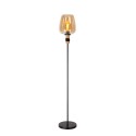 Lucide 45708/01/62 ILONA - Lampa podłogowa - 34 cm - 1xE27 - Bursztynowa