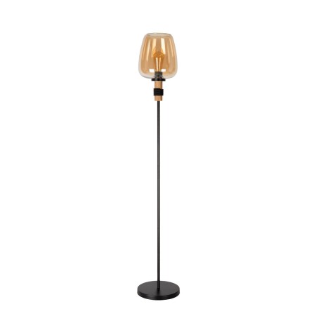 Lucide 45708/01/62 ILONA - Lampa podłogowa - 34 cm - 1xE27 - Bursztynowa