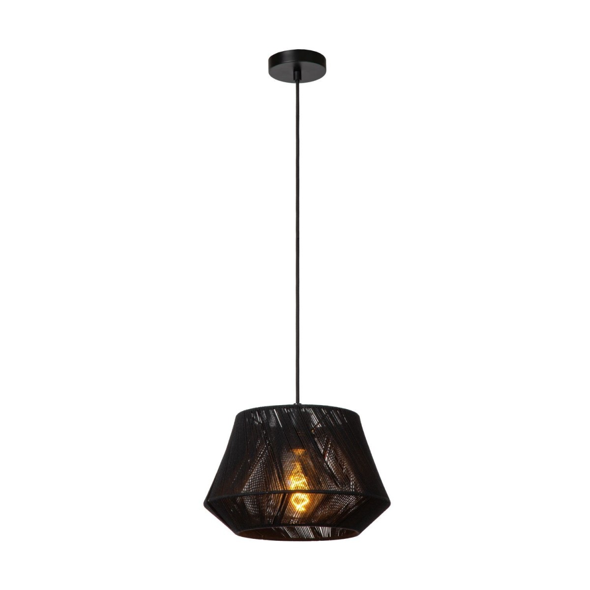 Lucide 10421/30/30 JESSICA - Lampa wisząca - 30 cm - 1xE27 - Czarna