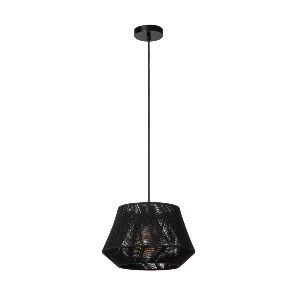 Lucide 10421/30/30 JESSICA - Lampa wisząca - 30 cm - 1xE27 - Czarna