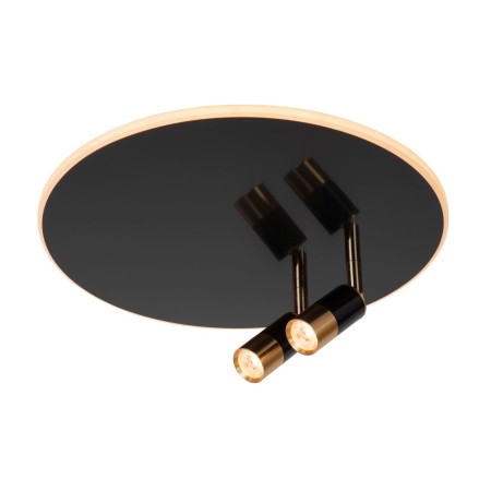 Lucide 71100/40/09 JUBEL - Lampa sufitowa wpuszczana - 40 cm - LED - CCT - 2500K-3000K - Gun Metal