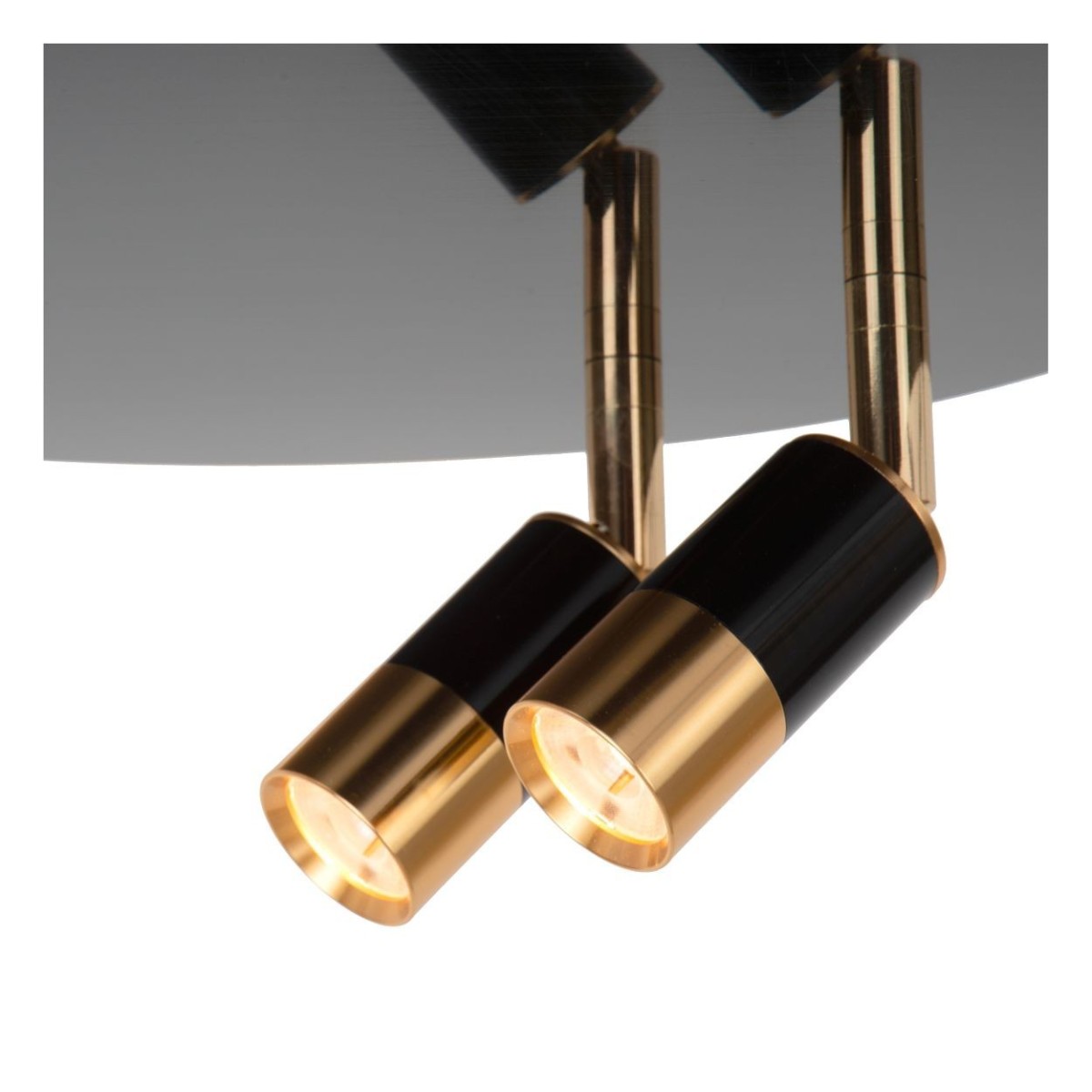 Lucide 71100/40/09 JUBEL - Lampa sufitowa wpuszczana - 40 cm - LED - CCT - 2500K-3000K - Gun Metal