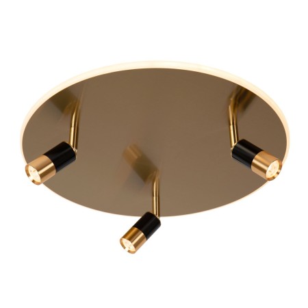 Lucide 71101/48/02 JUBEL - Lampa sufitowa wpuszczana - 48 cm - LED - CCT - 2500K-3000K - Matowe złoto - Mosiądz