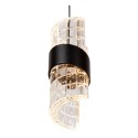 Lucide 13496/21/30 KLIGANDE - Lampa wisząca - 25 cm - Ściemniacz LED - 3x8W 2700K - Czarny
