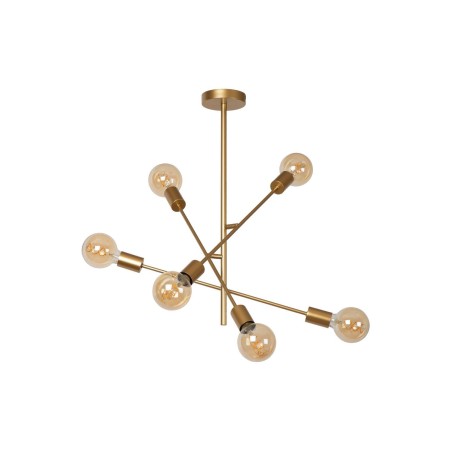 Lucide 21119/06/02 LESTER - Lampa sufitowa wpuszczana - 6xE27 - Matowe złoto - Mosiądz