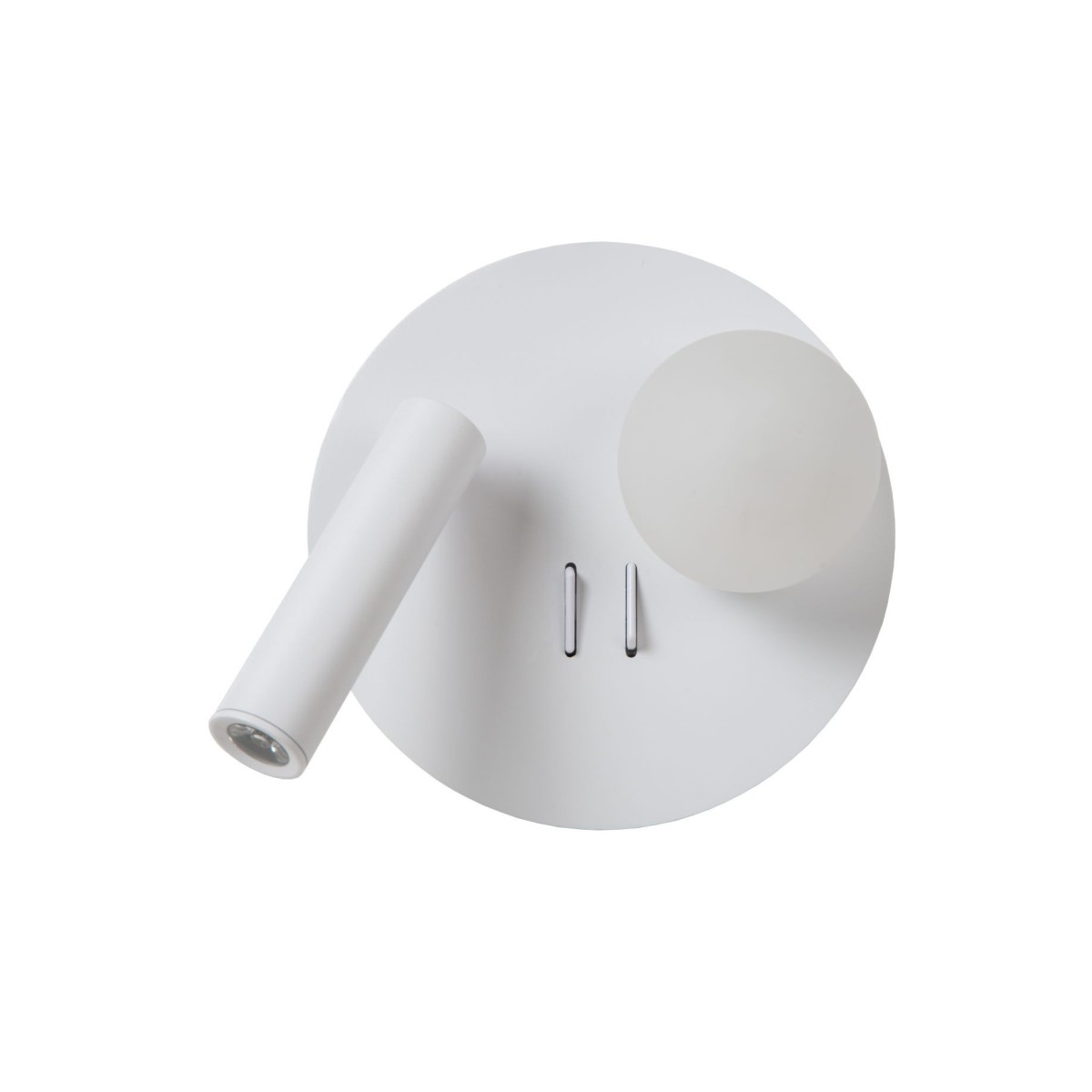 Lucide 77286/02/31 MATIZ - Lampka nocna - Kinkiet - 16.5 cm - LED - 3000K - Z portem ładowania USB - Biały