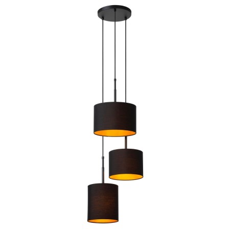 Lucide 45409/13/30 MAYA - Lampa wisząca - 46 cm - 3xE27 - Czarna