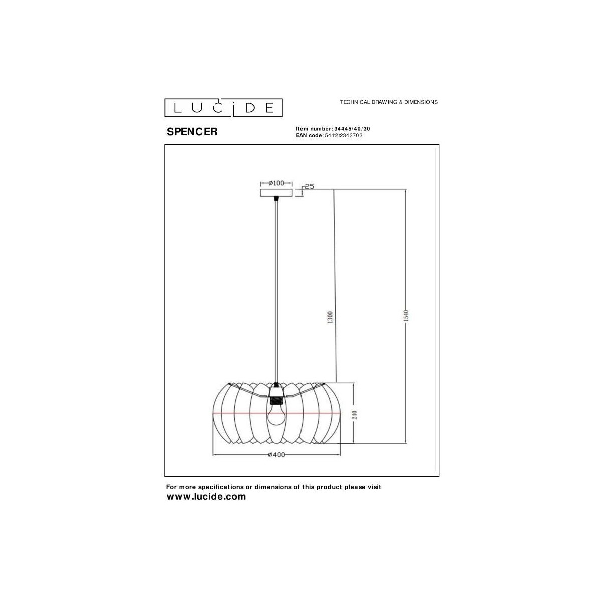 Lucide SPENCER 34445/40/30