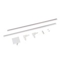 Lucide 09950/00/31 Zestaw startowy TRACK - 1-obwodowy System oświetlenia szynowego - 2 metry - biały