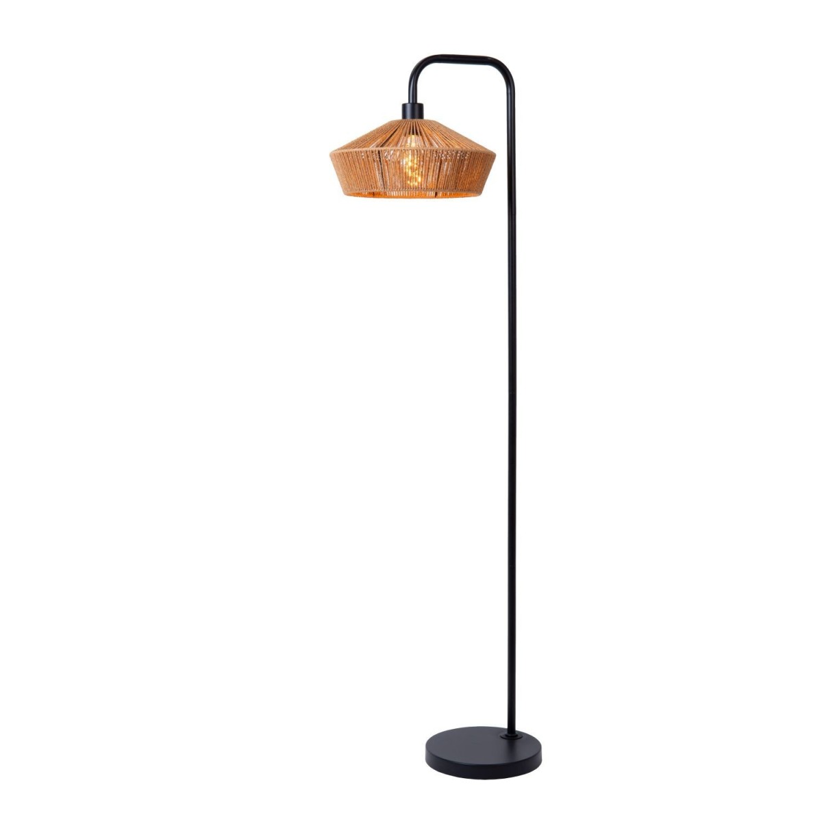 Lucide 10713/28/72 YUNKAI - Lampa podłogowa - 40 cm - 1xE27 - Naturalna
