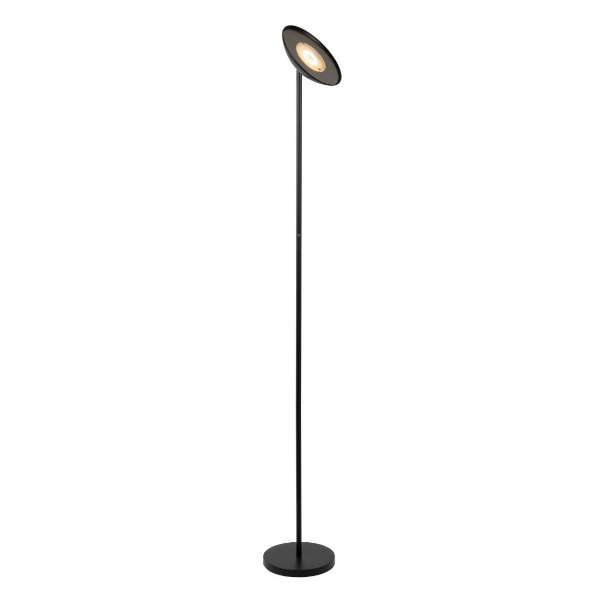 Lucide 19791/20/30 ZENITH - Lampa podłogowa - LED ściemnialna - 1x20W 3000K - czarna