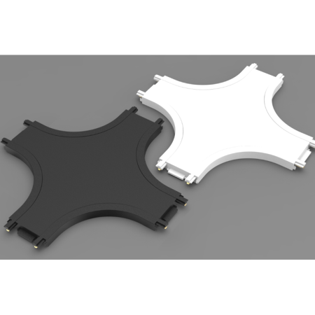 łącznik typu X - szynoprzewód magnetyczny 48V - lighting vt - dla architekta