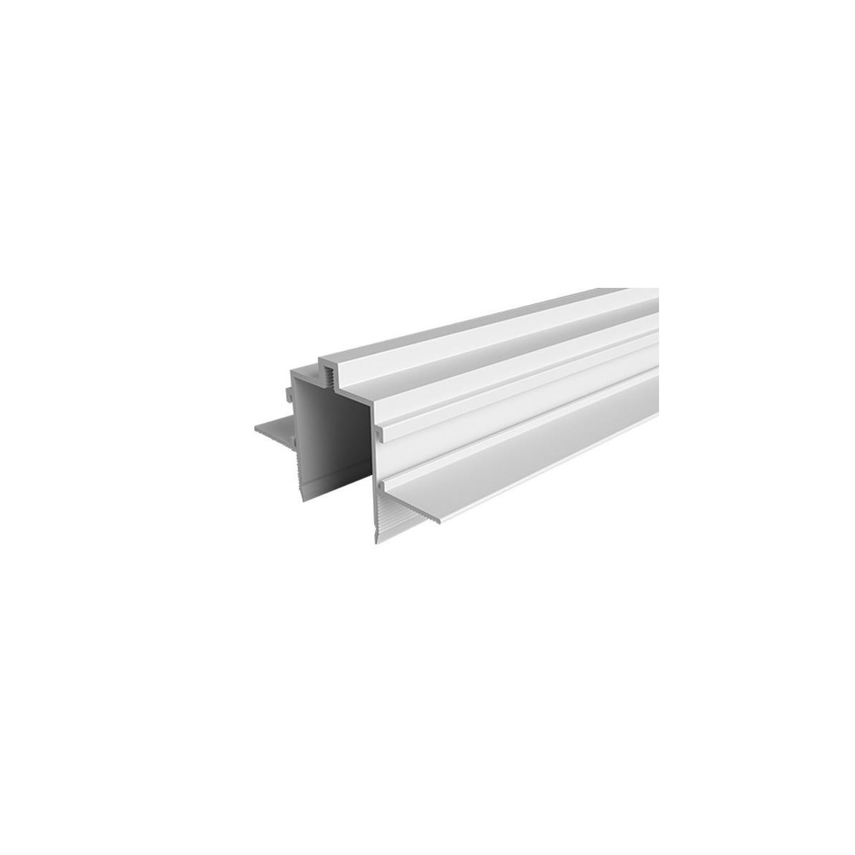 profil - osłona do szyny magnetycznej 48V 1m - podtynkowa - biała - osłona szynoprzewodu magnetycznego