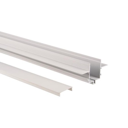 profil - osłona do szyny magnetycznej 48V 1m - podtynkowa - biała - osłona szynoprzewodu magnetycznego