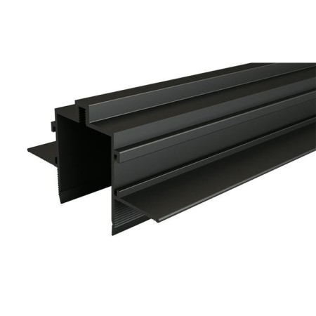 profil - osłona do szyny magnetycznej 48V 1m - podtynkowa - czarny - osłona szynoprzewodu magnetycznego